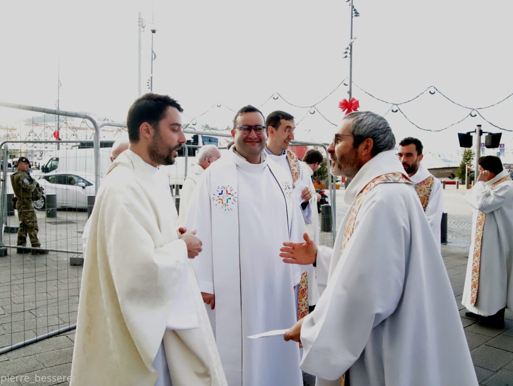 1eres messe de Cyrille Causse et Aimé Yoh