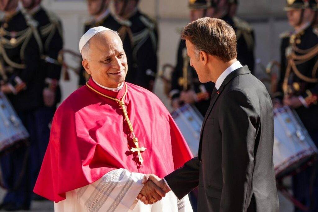 Visite du pape Léon XIV au Président de la République